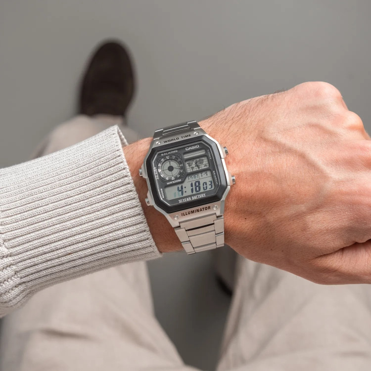 ساعت مچی دیجیتالی کاسیو casio ae-1200whd-1avef