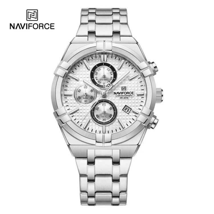 ساعت مچی عقربه ای نیوی فورس NAVIFORCE NF8042 (یکسال گارانتی کتبی)