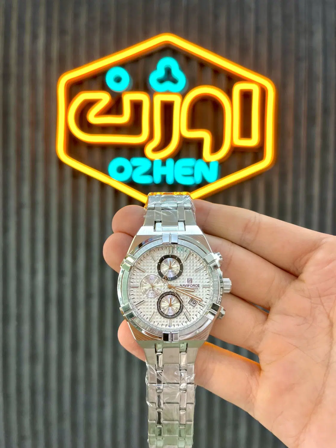 ساعت مچی عقربه ای نیوی فورس NAVIFORCE NF8042 (یکسال گارانتی کتبی)