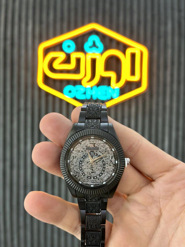 ساعت مچی عقربه ای فول مشکی کالکشن COLLECTION