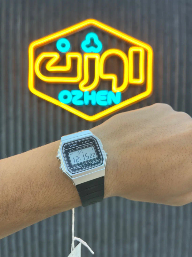 ساعت مچی دیجیتالی کاسیو اورجینال CASIO F-91WM-7A