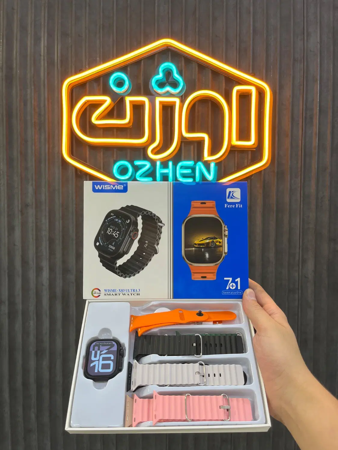 ساعت هوشمند WISME-X85 (هفت بند - امولد)