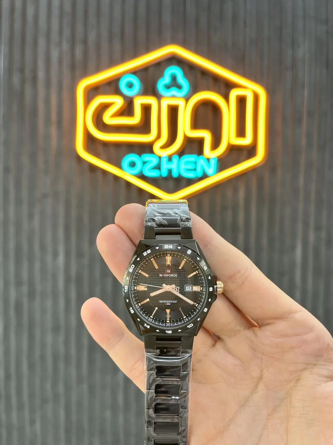 ساعت مچی نیوی فورس مشکی NAVIFORCE NF9266