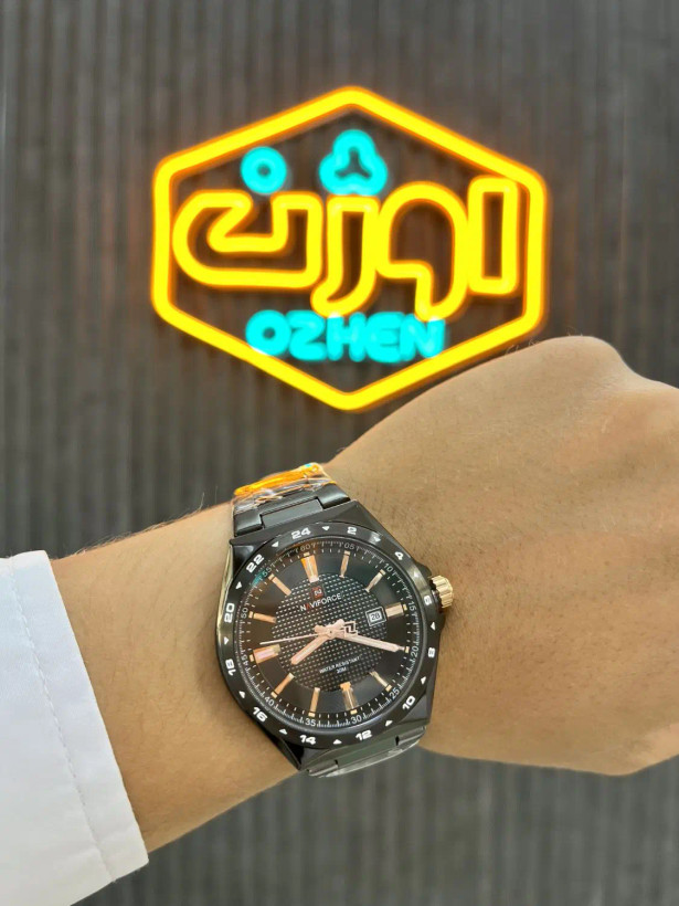 ساعت مچی نیوی فورس مشکی NAVIFORCE NF9266