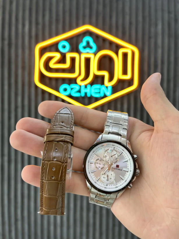 ساعت مچی نیوی فورس NAVIFORCE NF9089 + بند چرم