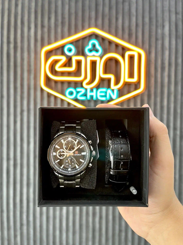 ساعت مچی نیوی فورس NAVIFORCE NF9089 + بند چرم