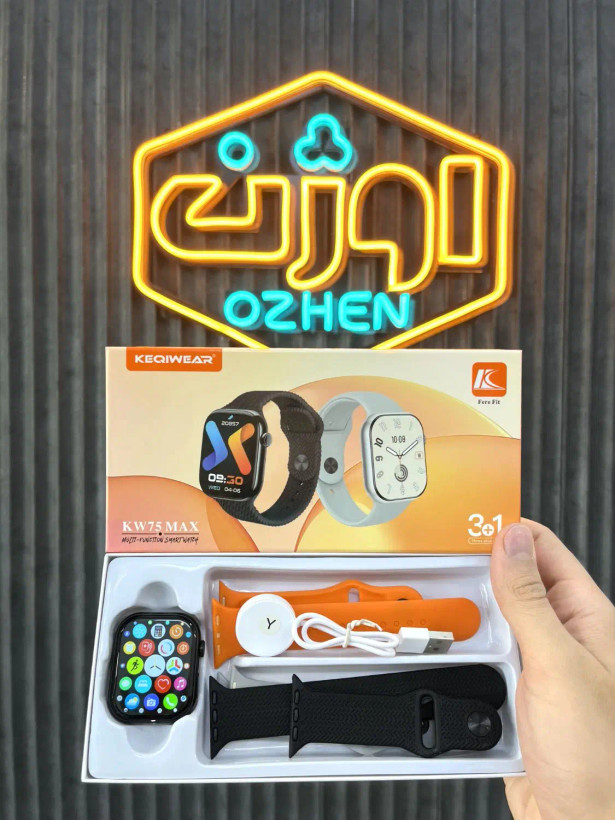 ساعت هوشمند KW75 MAX ( سه بند + 2026)